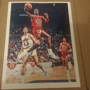 MICHAEL AIR💨JORDAN BULLS 1988 VINTAGE 8.5x11 ULTRA GLOSSY NBA BASKETBALL POSTER